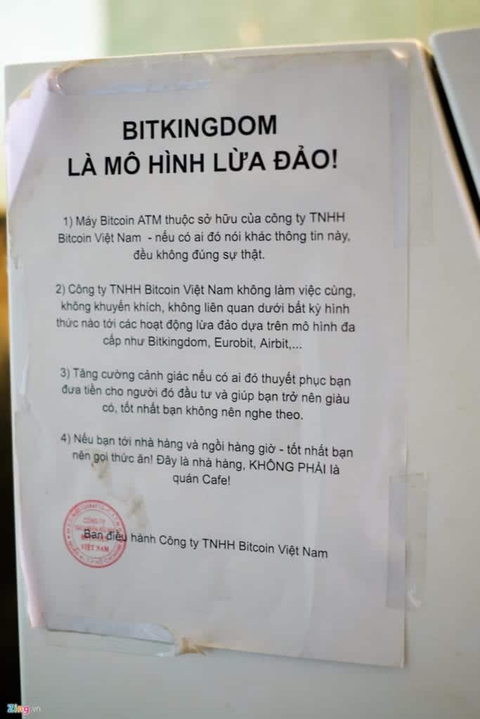 Bitcoin hyipcenter4me 1 683x1024 - Máy ATM Bitcoin xuất hiện trong tiệm ăn ở Sài Gòn