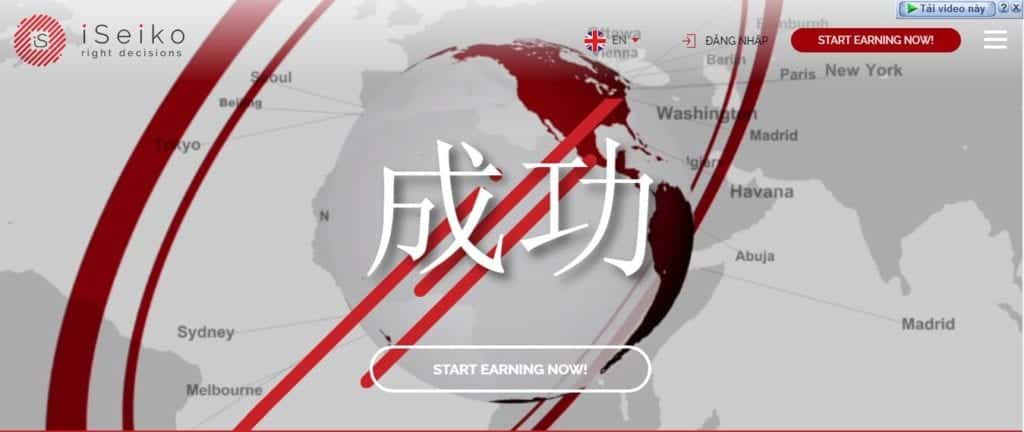 iseiko la gi - [SCAM] Iseiko - Dự án Questra Nhật Bản, Lợi nhuận lên tới 6.2%/tuần. Thanh toán Manual