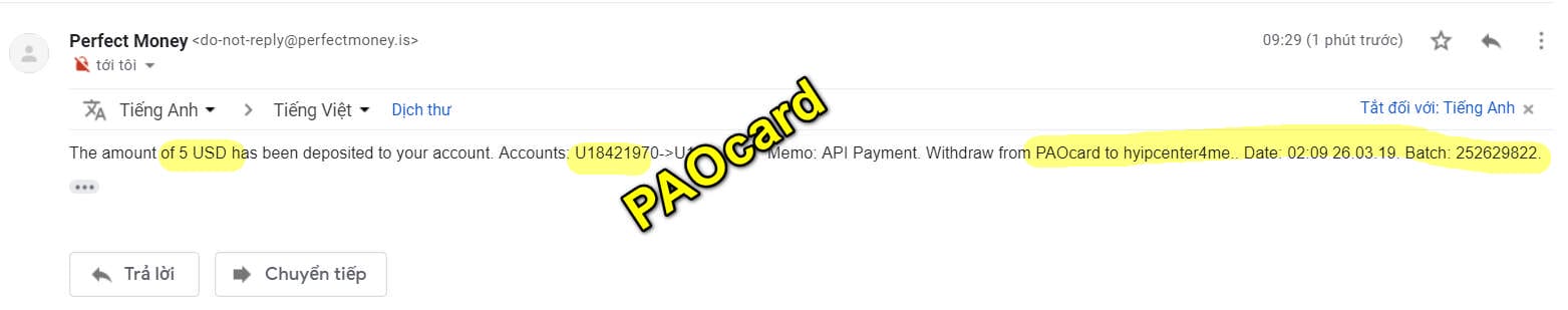 paocard 2603 - [SCAM] Review PAOcard - Chìa khóa dẫn bạn tới thành công!