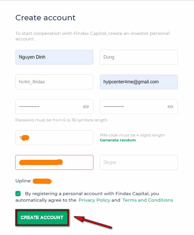 findax capital register