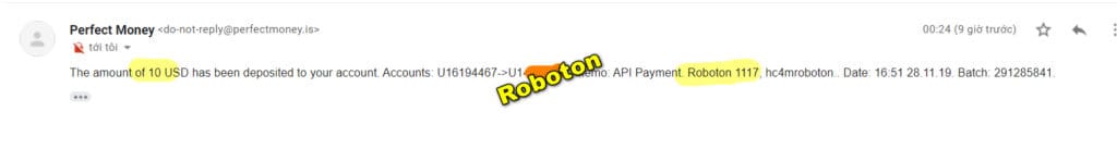 robot 2811 1024x137 - [SCAM] Roboton Review - HYIP: Lợi nhuận 1%/ ngày trong 11 ngày làm việc