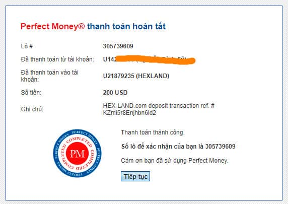 hl payment proof