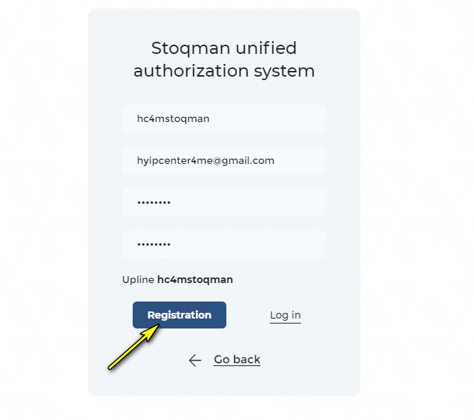 stoqman register account